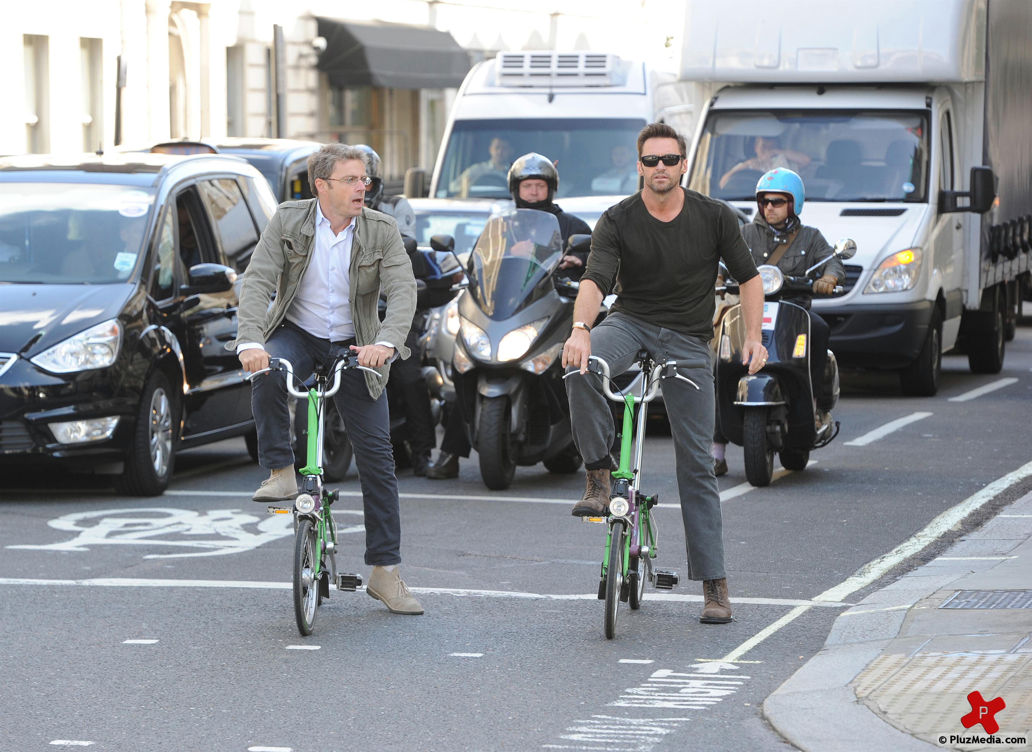 Hugh Jackman leaves the Radio 1 studios Photos | Picture 75440